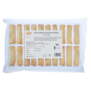 DF Vårrull m/kylling-Ovnklar/Airfryer,SC, 50gx20 stk/8 brett