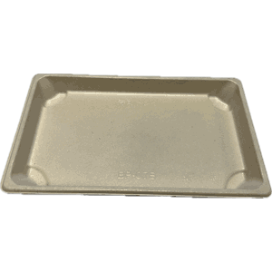 Bagasse, Sushibox 12-14 bit,BP-07 BASE 600stk PE, lokk 27008
