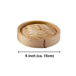 Lokk til Bamboo steamer 6'' /100