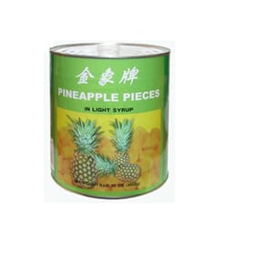 Pineapple chunk - ananas store biter , 6 x 3 kg