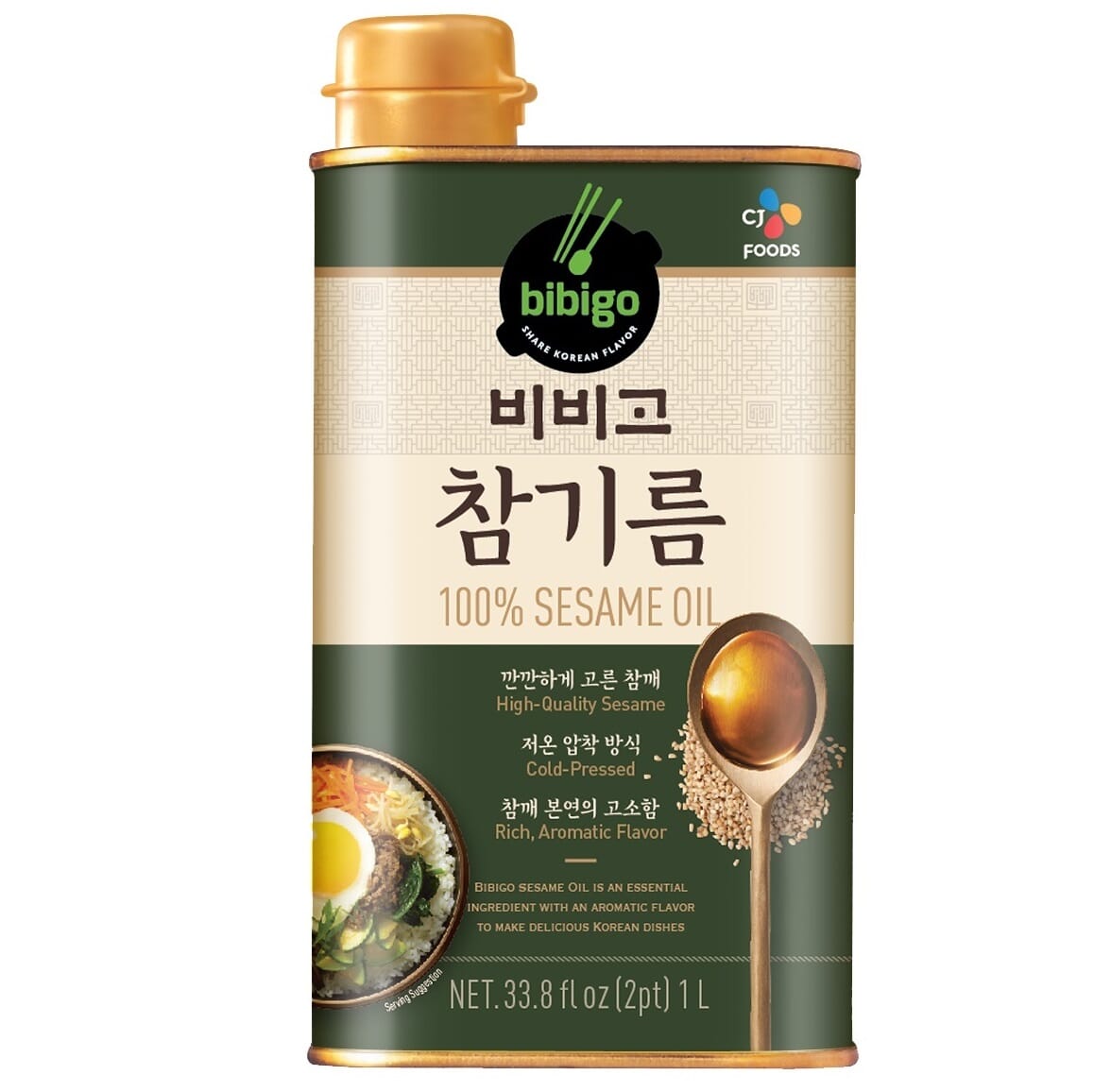 Sesame olje, BIBIGO, 1000ml / 6 Mandarinen Oslo