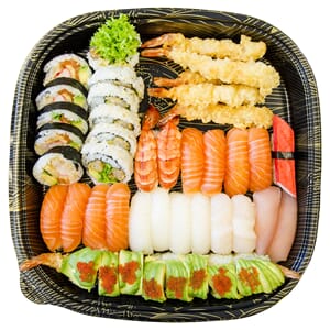 Sushibox KU-24/Kaku5 40 biter 100stk m/lokk