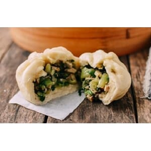 DS Vegetable and Pork meat bun, 300g 6 stk / 20