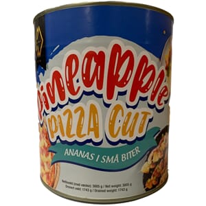 Pineapple, Pizza Cut, Ananas små biter, 6 x 3 kg