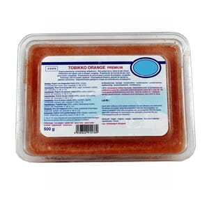 Tobiko (flygefiskrogn) oransje, 500g / 12