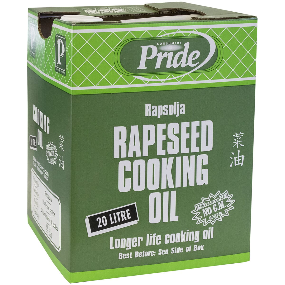 Pride Rapeseed Oil 20L - Mandarinen Oslo