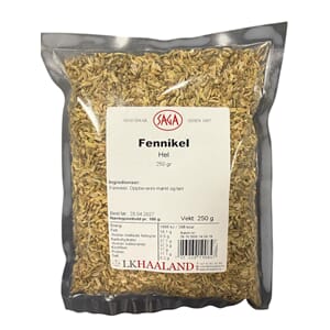 Fennikelfrø 250 g / 25