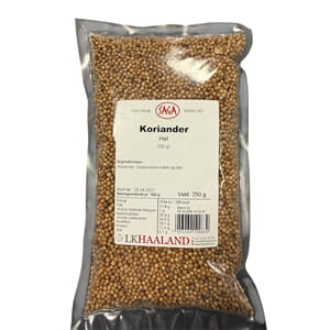 Korianderfrø 250 g / 25