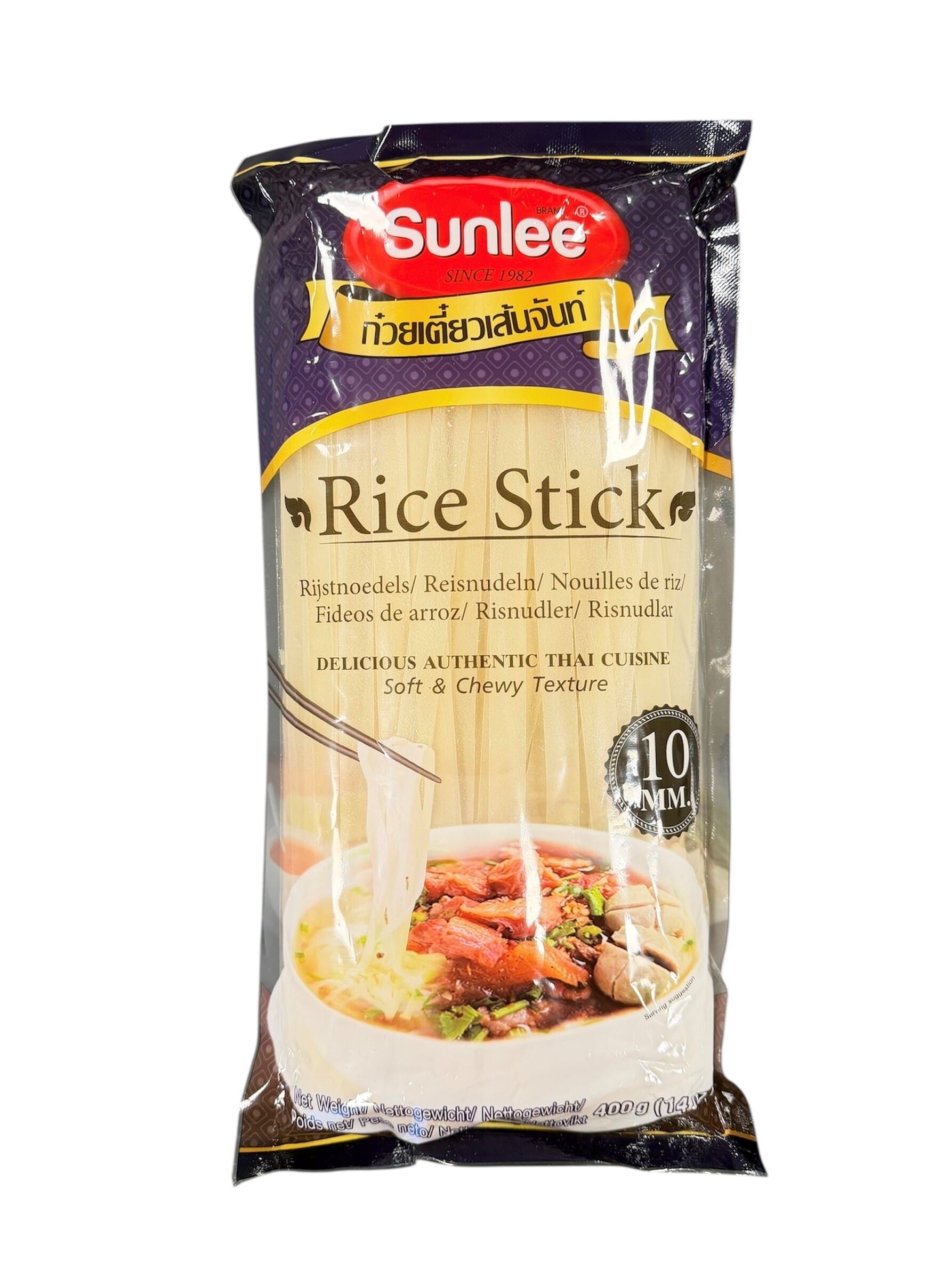 Rice Stick, Straight 10 mm, Sunlee, 30 x 400 g - Mandarinen Oslo